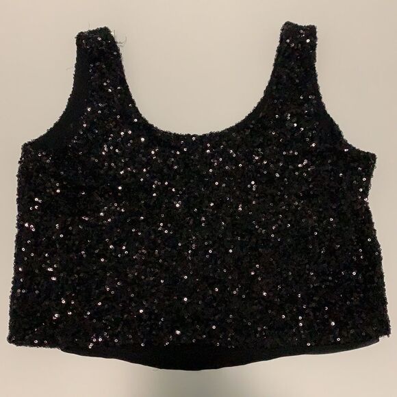 🌟FOREVER 21 Sequin Cropped Top🌟 - Picture 6 of 7